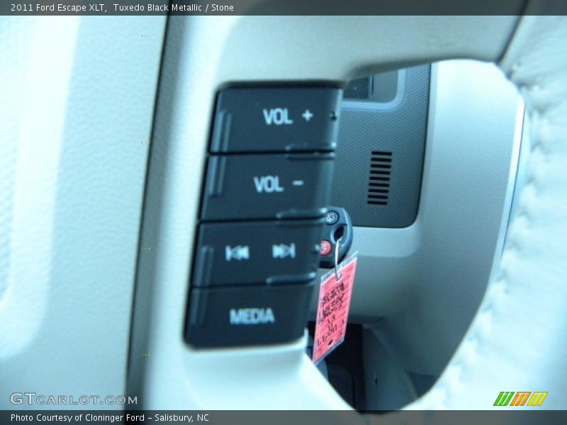 Tuxedo Black Metallic / Stone 2011 Ford Escape XLT