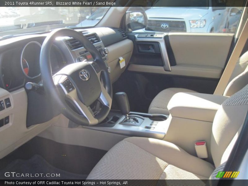 Blizzard White Pearl / Sand Beige 2011 Toyota 4Runner SR5