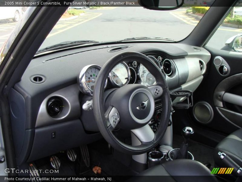 Pure Silver Metallic / Black/Panther Black 2005 Mini Cooper S Convertible