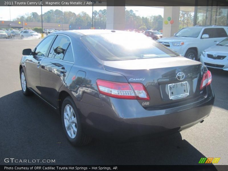 Magnetic Gray Metallic / Ash 2011 Toyota Camry LE
