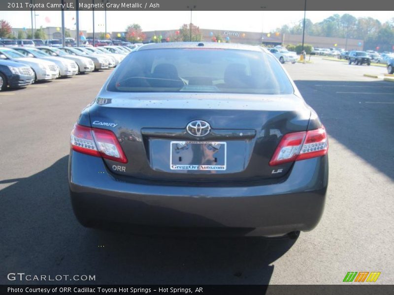 Magnetic Gray Metallic / Ash 2011 Toyota Camry LE
