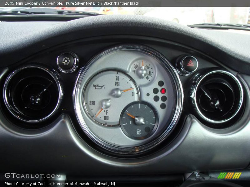 Pure Silver Metallic / Black/Panther Black 2005 Mini Cooper S Convertible