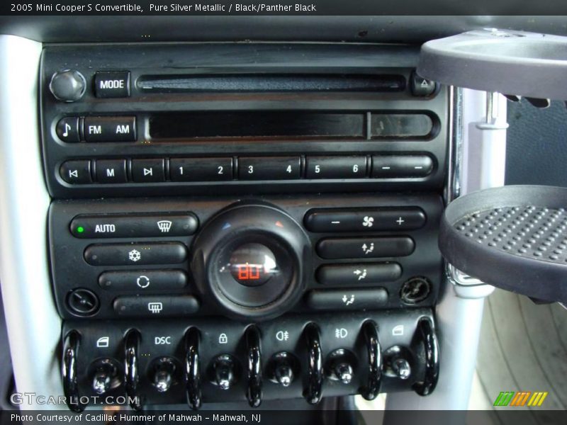 Pure Silver Metallic / Black/Panther Black 2005 Mini Cooper S Convertible