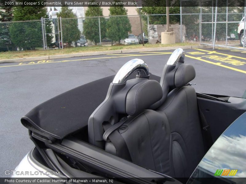 Pure Silver Metallic / Black/Panther Black 2005 Mini Cooper S Convertible