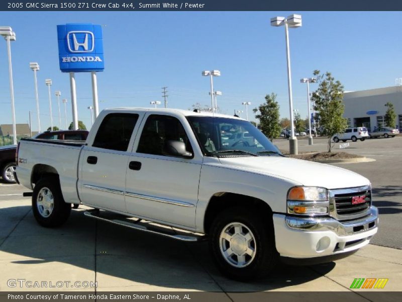 Summit White / Pewter 2005 GMC Sierra 1500 Z71 Crew Cab 4x4