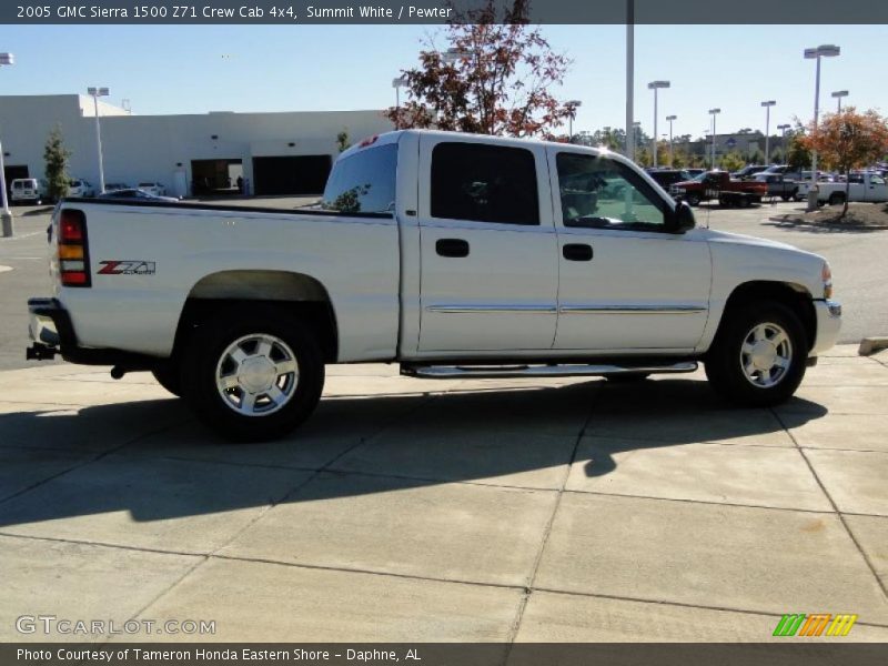 Summit White / Pewter 2005 GMC Sierra 1500 Z71 Crew Cab 4x4