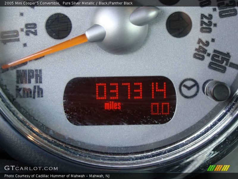 Pure Silver Metallic / Black/Panther Black 2005 Mini Cooper S Convertible