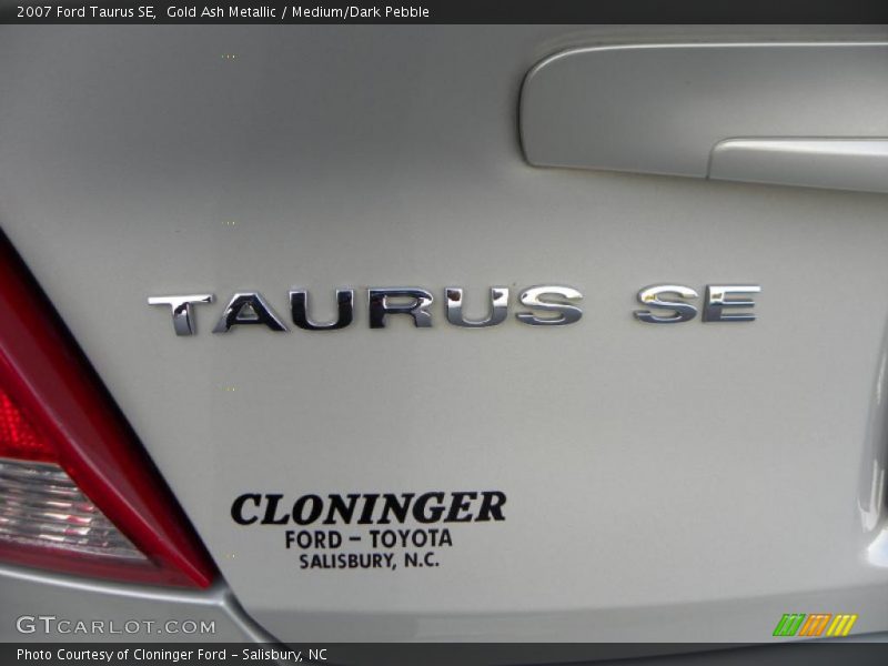 Gold Ash Metallic / Medium/Dark Pebble 2007 Ford Taurus SE