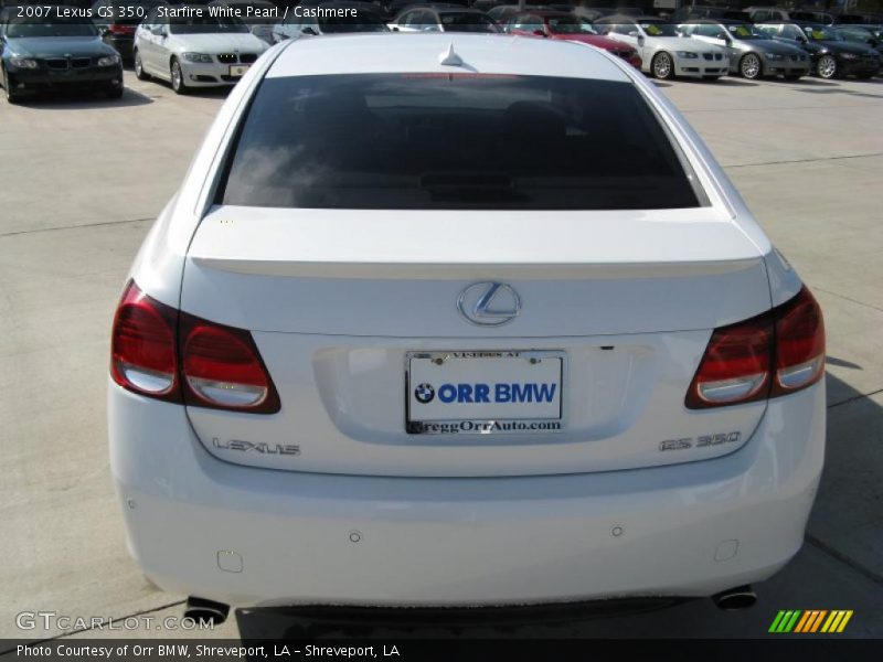 Starfire White Pearl / Cashmere 2007 Lexus GS 350