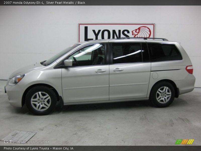 Silver Pearl Metallic / Black 2007 Honda Odyssey EX-L