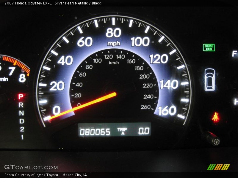 Silver Pearl Metallic / Black 2007 Honda Odyssey EX-L