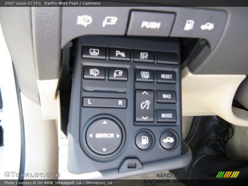 Controls of 2007 GS 350