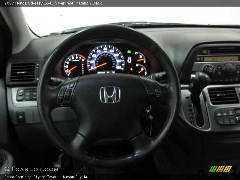 Silver Pearl Metallic / Black 2007 Honda Odyssey EX-L