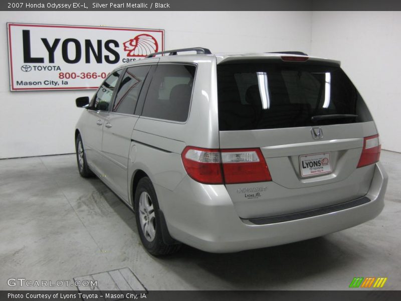 Silver Pearl Metallic / Black 2007 Honda Odyssey EX-L