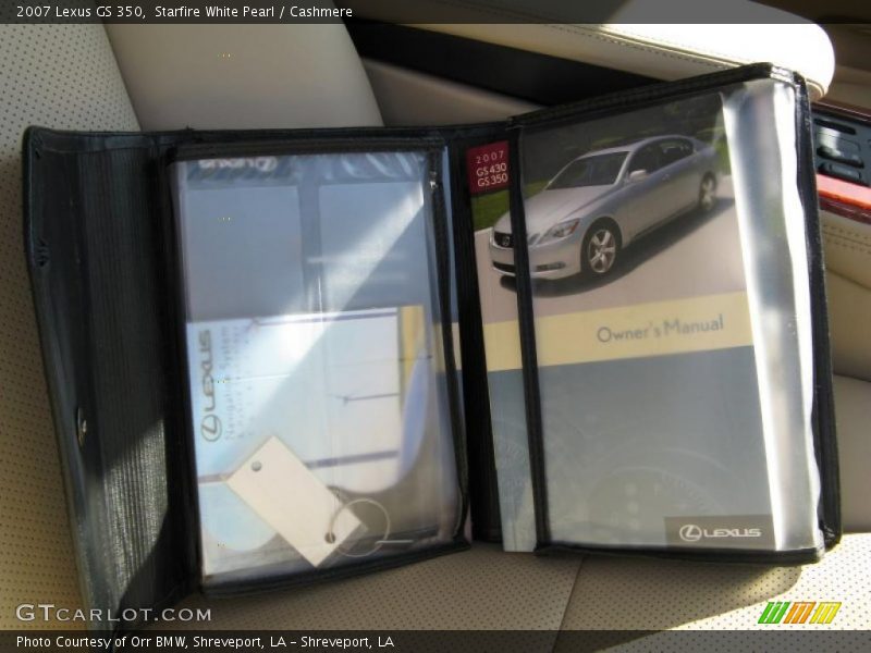 Starfire White Pearl / Cashmere 2007 Lexus GS 350