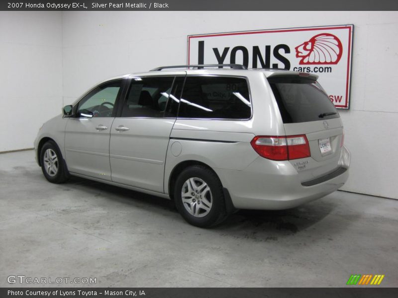 Silver Pearl Metallic / Black 2007 Honda Odyssey EX-L