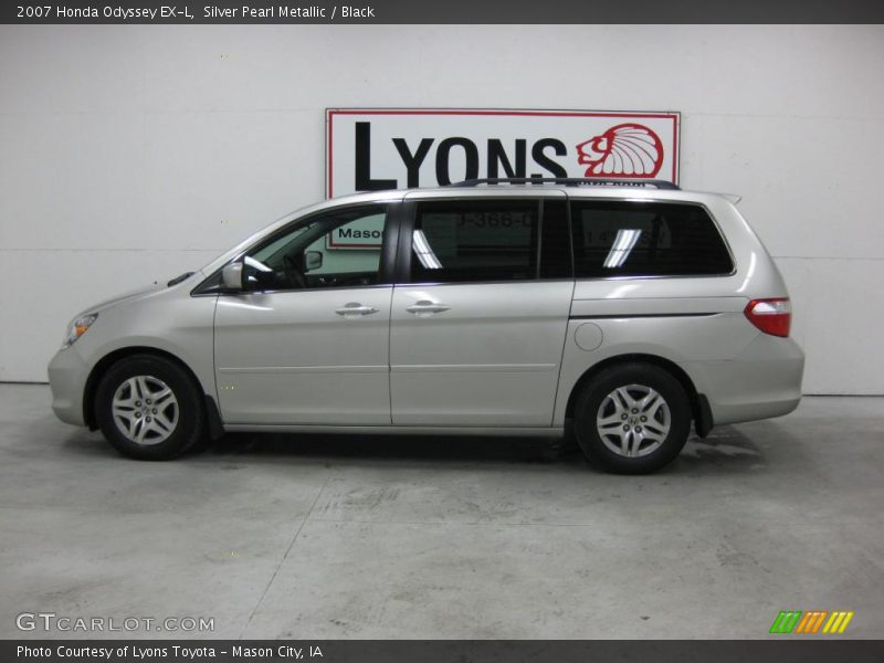 Silver Pearl Metallic / Black 2007 Honda Odyssey EX-L