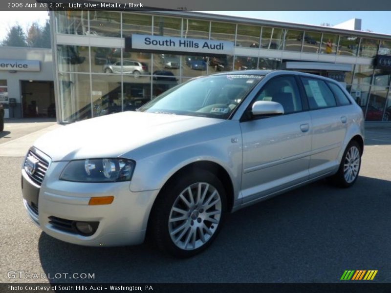 Light Silver Metallic / Black 2006 Audi A3 2.0T