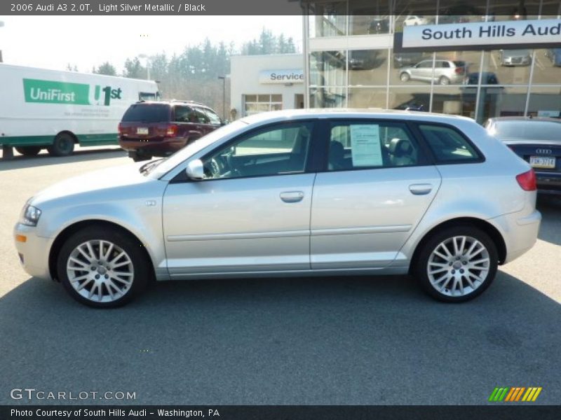 Light Silver Metallic / Black 2006 Audi A3 2.0T