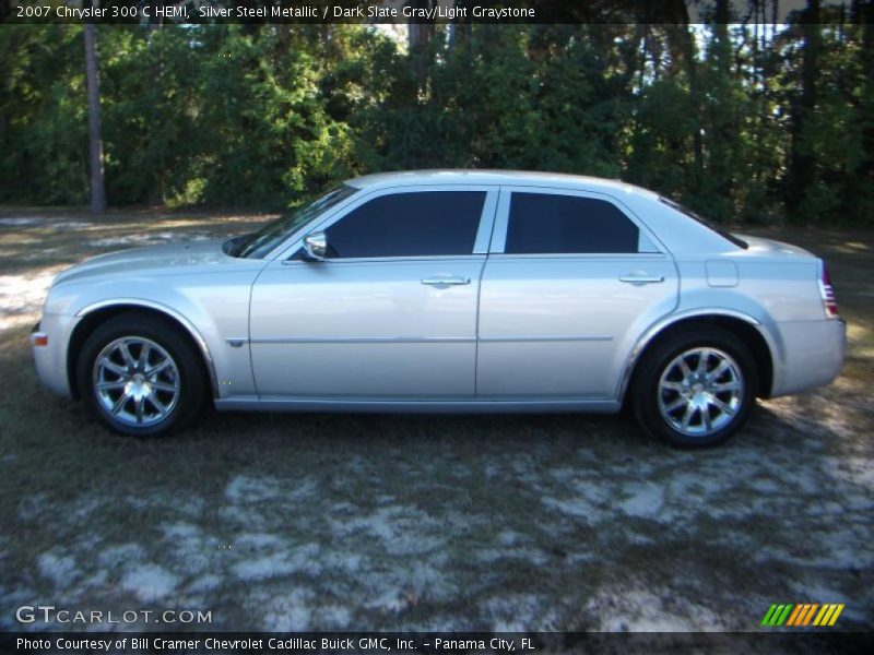 Silver Steel Metallic / Dark Slate Gray/Light Graystone 2007 Chrysler 300 C HEMI