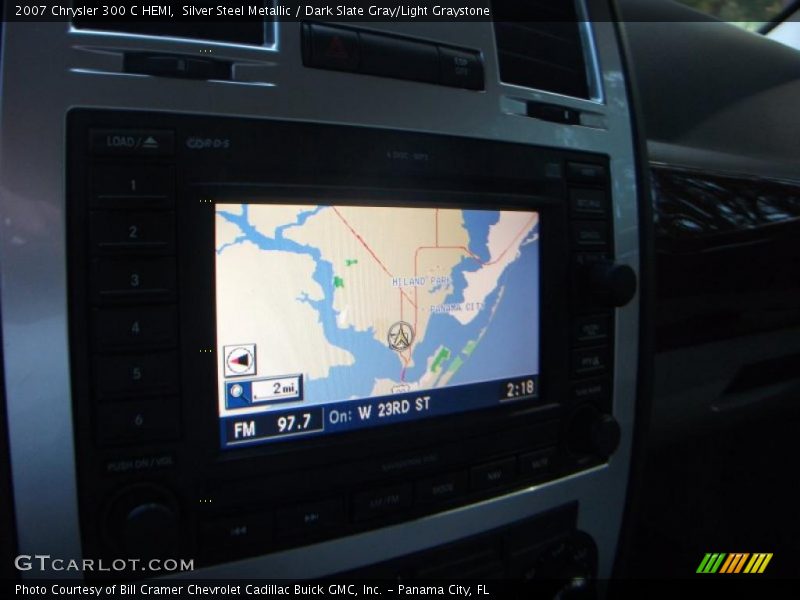 Silver Steel Metallic / Dark Slate Gray/Light Graystone 2007 Chrysler 300 C HEMI