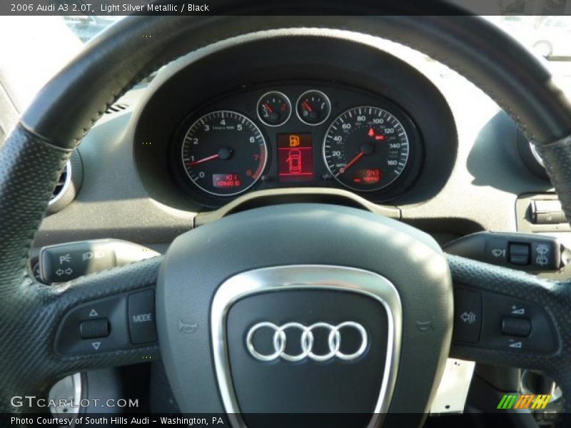 Light Silver Metallic / Black 2006 Audi A3 2.0T