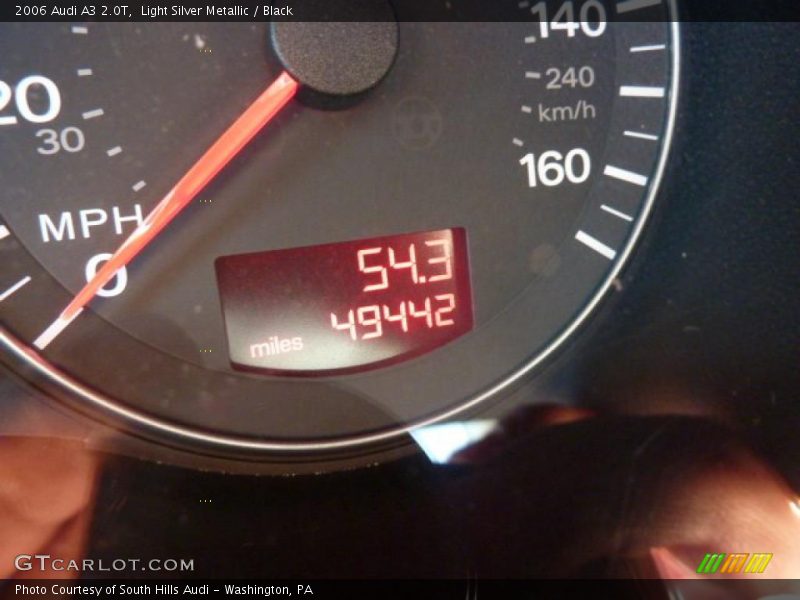 Light Silver Metallic / Black 2006 Audi A3 2.0T