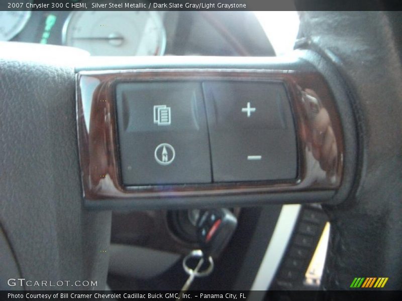 Silver Steel Metallic / Dark Slate Gray/Light Graystone 2007 Chrysler 300 C HEMI