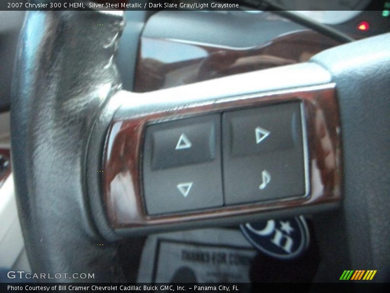 Silver Steel Metallic / Dark Slate Gray/Light Graystone 2007 Chrysler 300 C HEMI