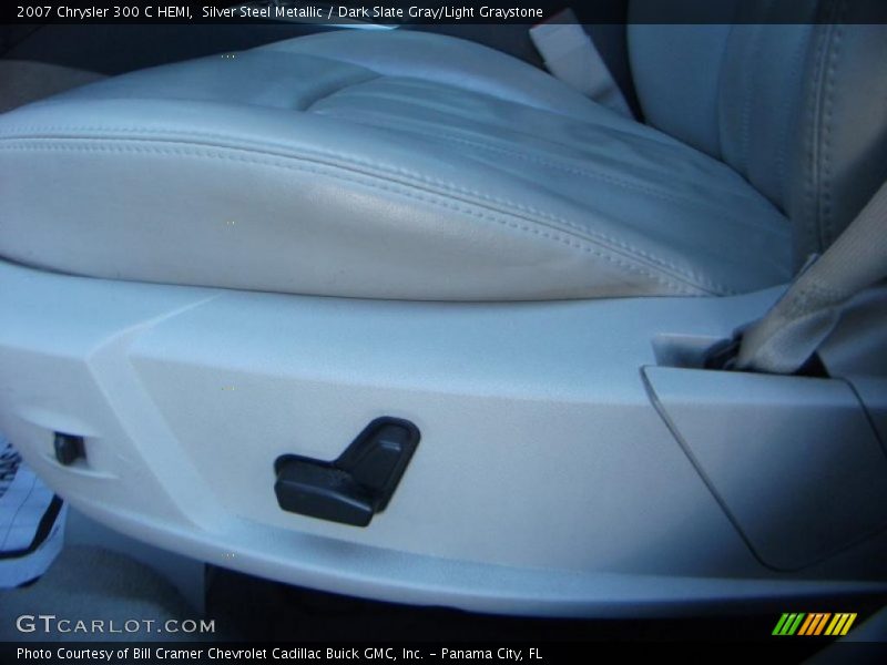 Silver Steel Metallic / Dark Slate Gray/Light Graystone 2007 Chrysler 300 C HEMI