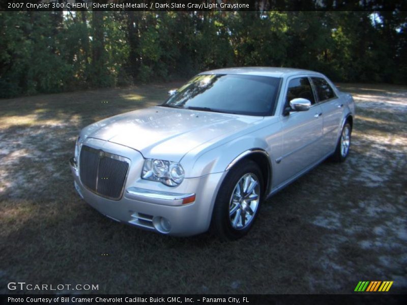 Silver Steel Metallic / Dark Slate Gray/Light Graystone 2007 Chrysler 300 C HEMI
