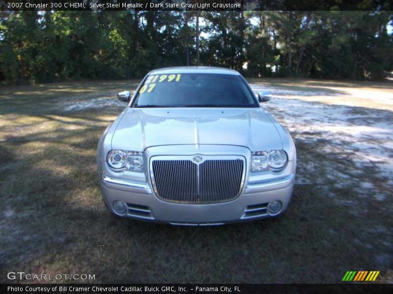 Silver Steel Metallic / Dark Slate Gray/Light Graystone 2007 Chrysler 300 C HEMI
