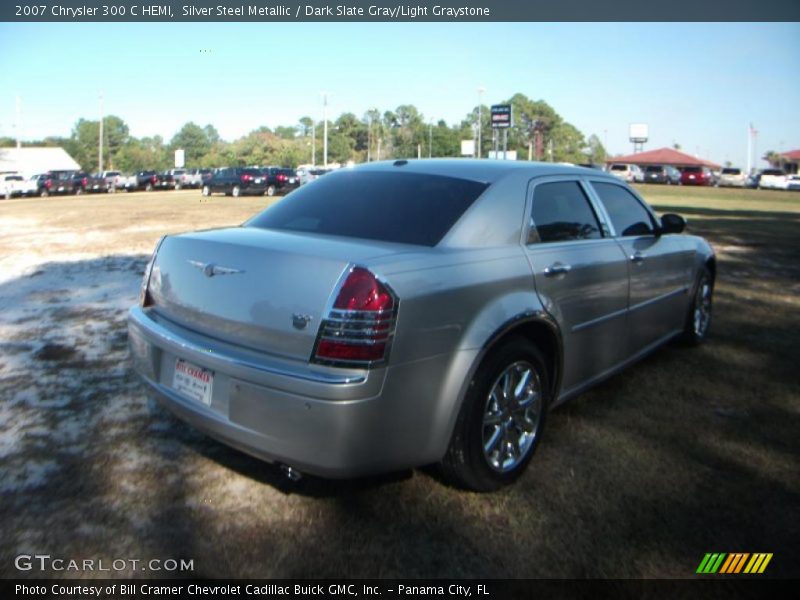 Silver Steel Metallic / Dark Slate Gray/Light Graystone 2007 Chrysler 300 C HEMI