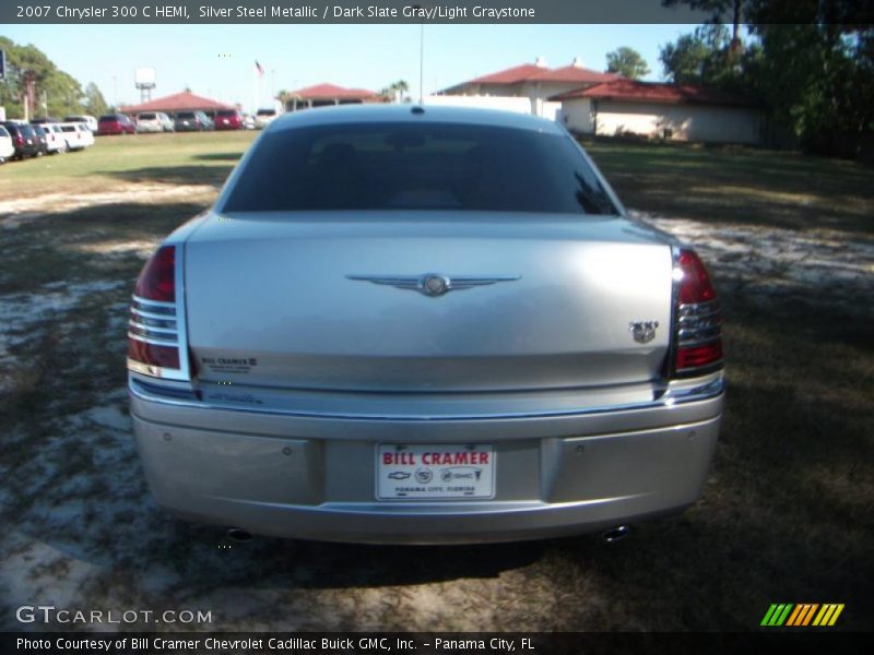 Silver Steel Metallic / Dark Slate Gray/Light Graystone 2007 Chrysler 300 C HEMI