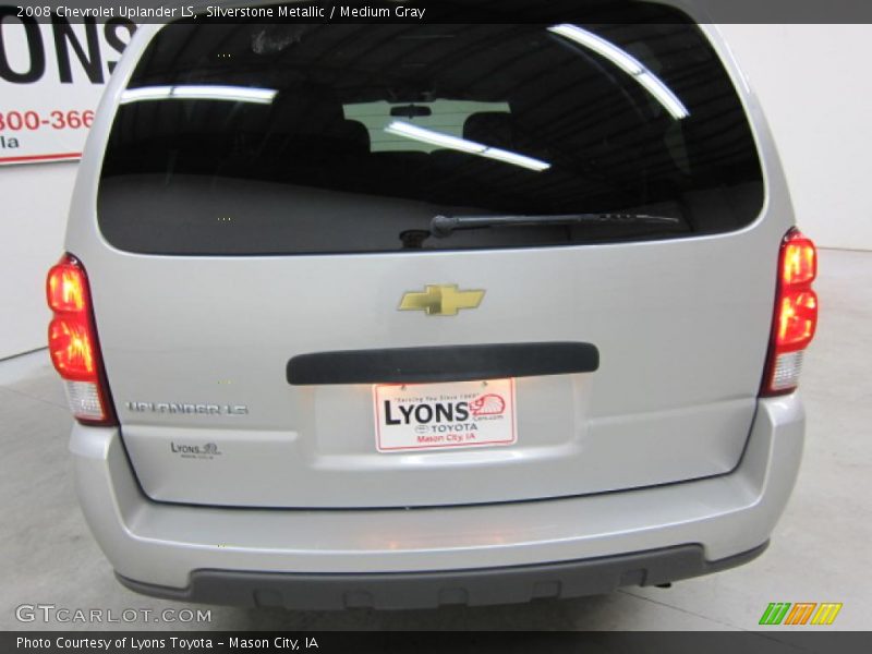 Silverstone Metallic / Medium Gray 2008 Chevrolet Uplander LS