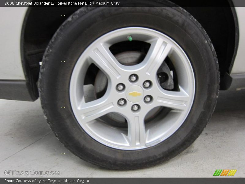 Silverstone Metallic / Medium Gray 2008 Chevrolet Uplander LS