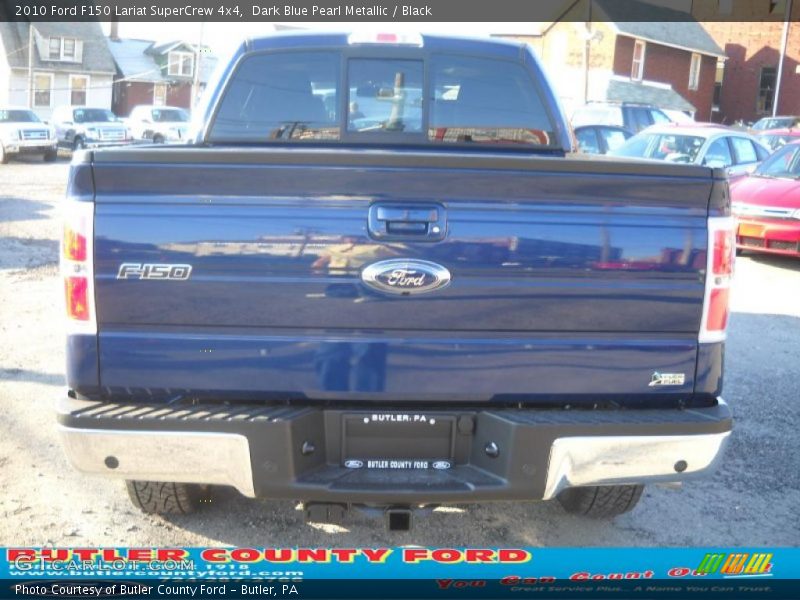 Dark Blue Pearl Metallic / Black 2010 Ford F150 Lariat SuperCrew 4x4