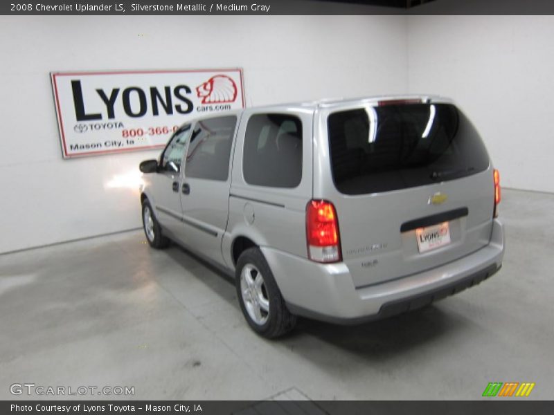 Silverstone Metallic / Medium Gray 2008 Chevrolet Uplander LS