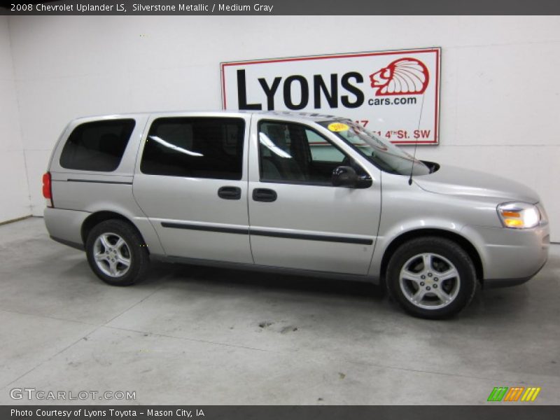 Silverstone Metallic / Medium Gray 2008 Chevrolet Uplander LS