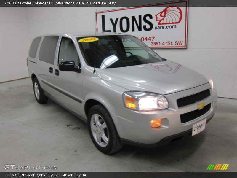 Silverstone Metallic / Medium Gray 2008 Chevrolet Uplander LS