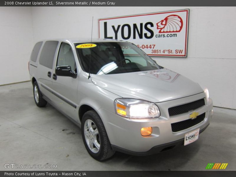 Silverstone Metallic / Medium Gray 2008 Chevrolet Uplander LS