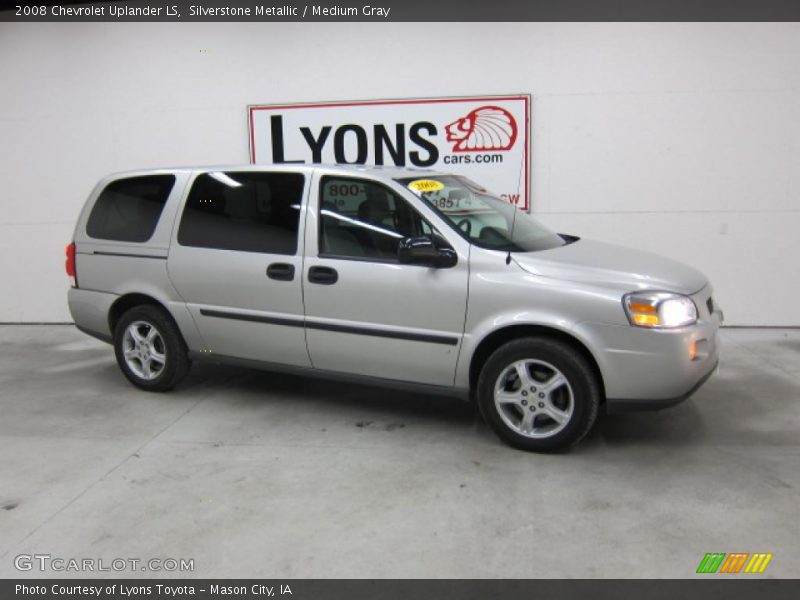 Silverstone Metallic / Medium Gray 2008 Chevrolet Uplander LS