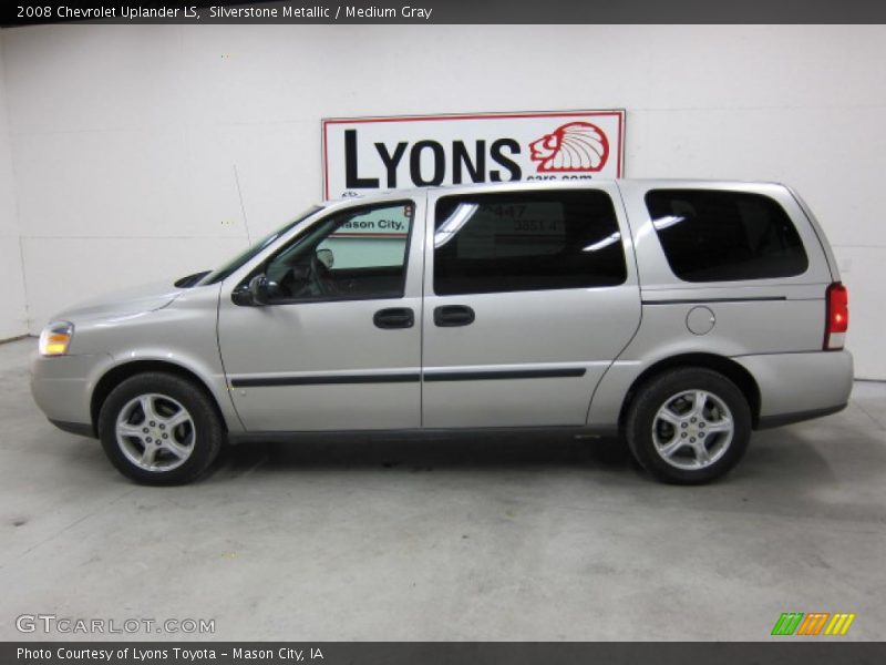 Silverstone Metallic / Medium Gray 2008 Chevrolet Uplander LS