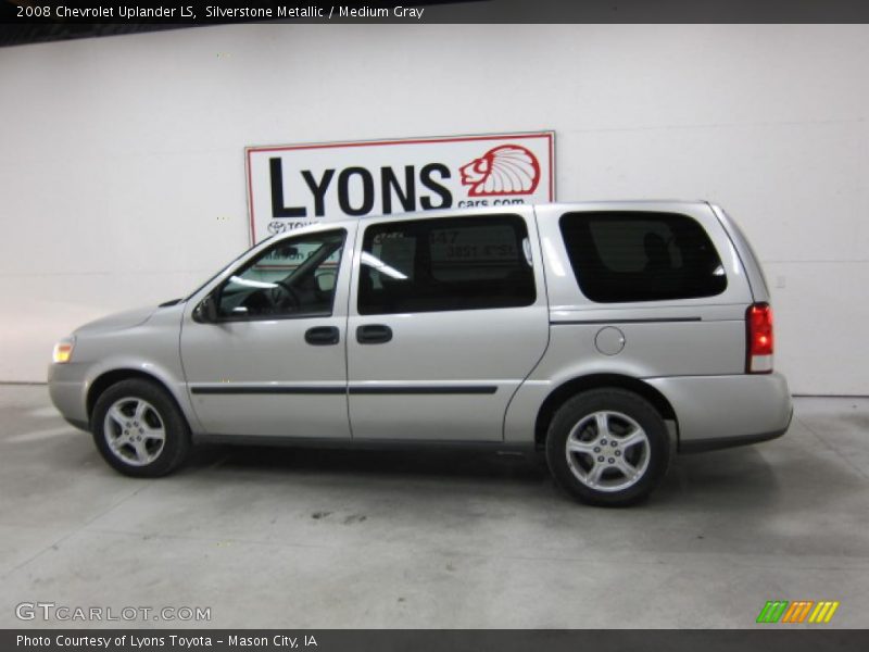 Silverstone Metallic / Medium Gray 2008 Chevrolet Uplander LS