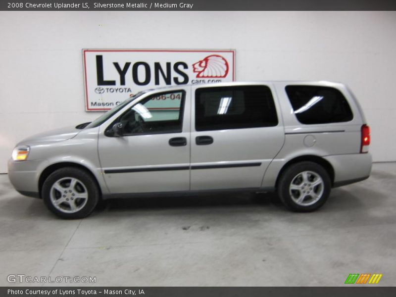 Silverstone Metallic / Medium Gray 2008 Chevrolet Uplander LS