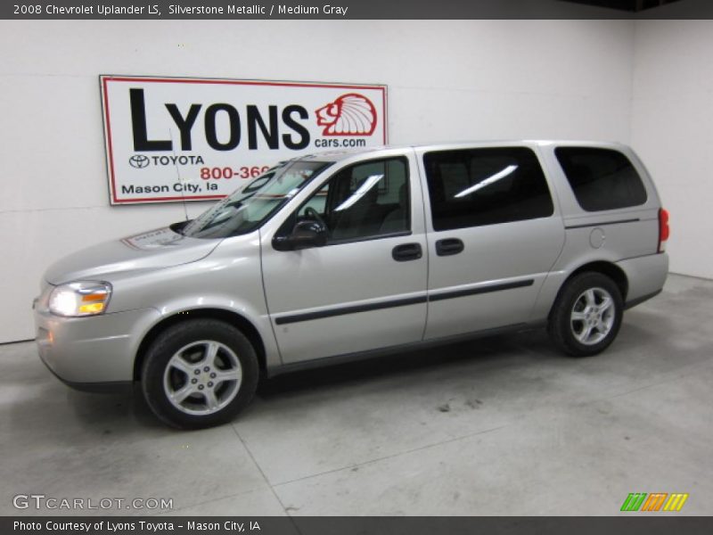 Silverstone Metallic / Medium Gray 2008 Chevrolet Uplander LS