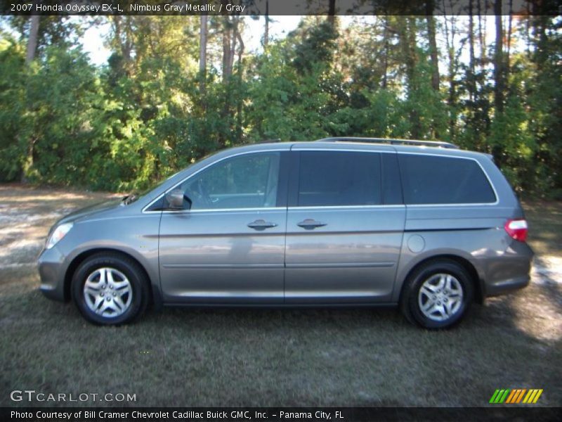Nimbus Gray Metallic / Gray 2007 Honda Odyssey EX-L