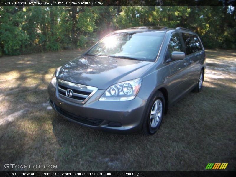 Nimbus Gray Metallic / Gray 2007 Honda Odyssey EX-L