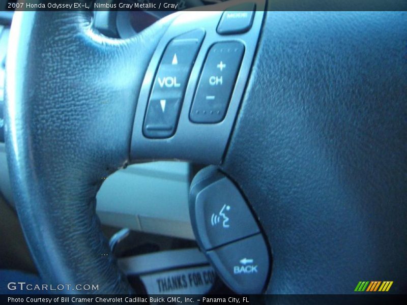 Nimbus Gray Metallic / Gray 2007 Honda Odyssey EX-L