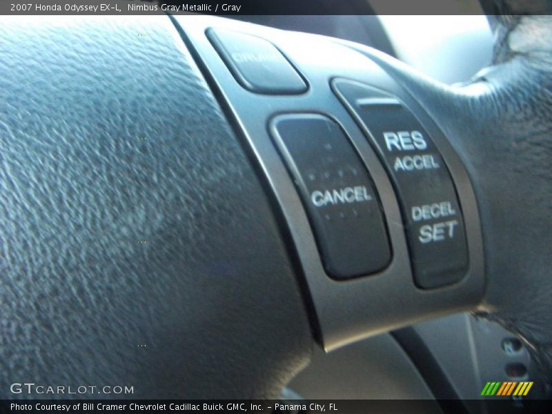 Nimbus Gray Metallic / Gray 2007 Honda Odyssey EX-L